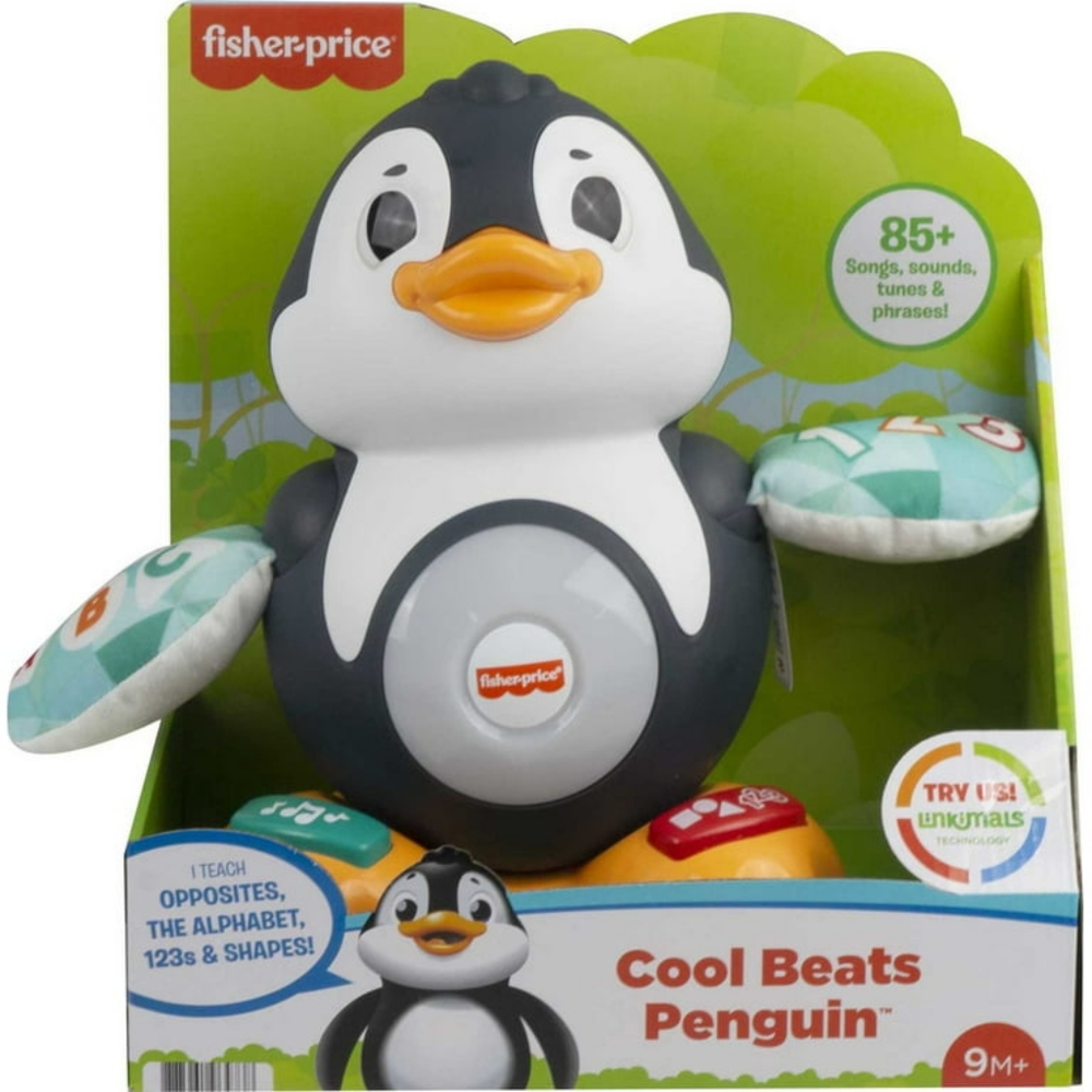 Fisher-Price Linkimals Cool Beats Penguin Baby & Toddler Learning Toy with Music